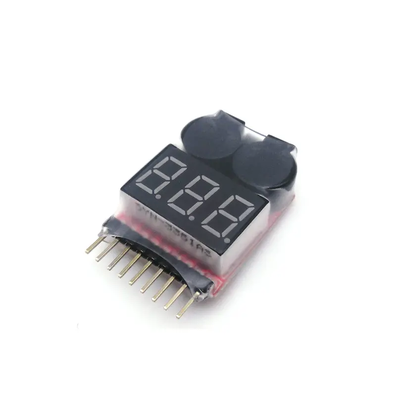 1-8S Low Voltage Buzzer Alarm Lipo Battery Voltage Indicator Tester For Rc Car Boat & Drone - 1Pc 1