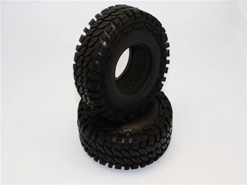 1.9'' Rubber Tires With Foam Inserts (Outer Diameter 114Mm, Tire Width 44Mm) - 1Pr Original Color 1