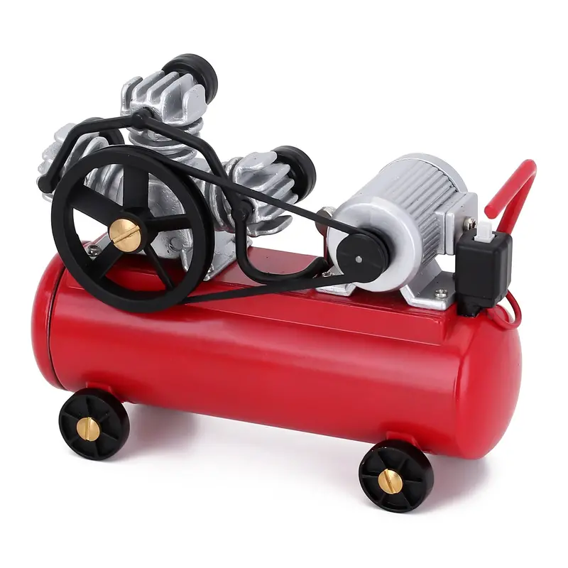 102*36*70Mm Mini Simulation Air Compressor Decoration For 1/10 Scale Rc Crawler Car Traxxas Trx4 Axial Scx10 Redcat Gen8 - 1 Set Red 1