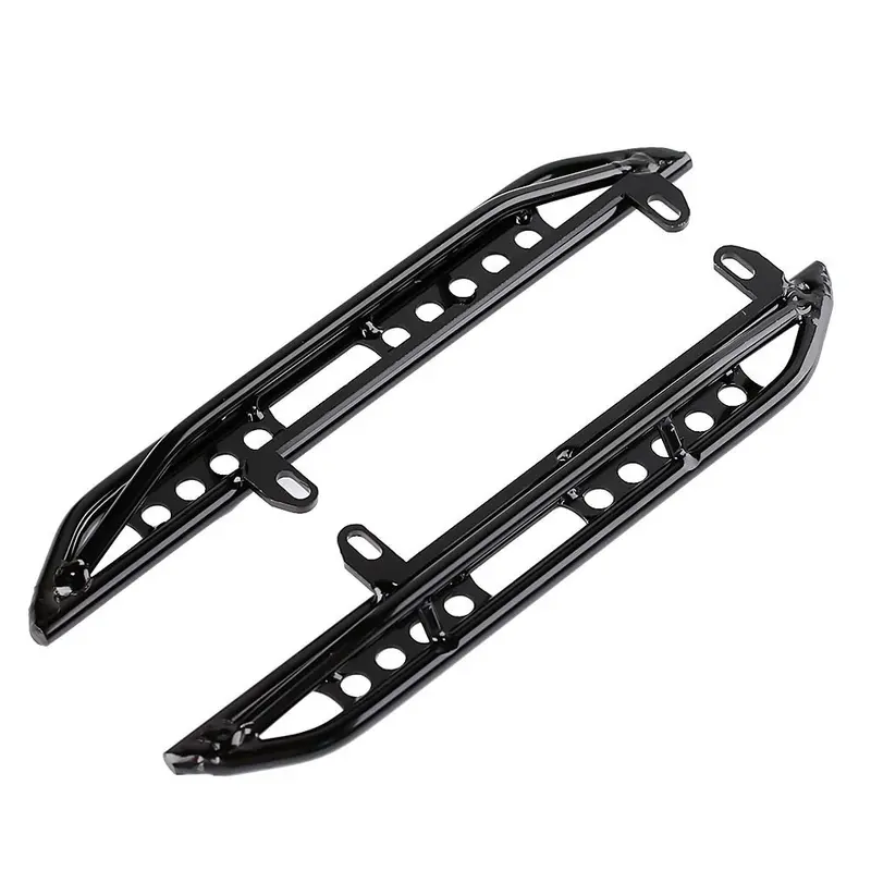 153Mm Metal Pedal Rock Sliders For 1/10 Axial Scx10 Iii Axi03007 Rc Crawler Parts - 2Pc Black 1