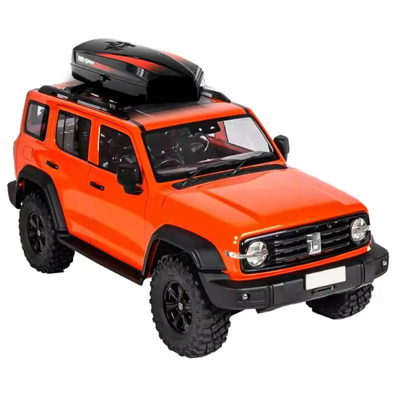 180*76Mm Plastic Roof Trunk Luggage Storage Box Decoration For 1/10 Rc Crawler Car Axial Scx10 90046 Traxxas Trx4 - 1 Set Black 1