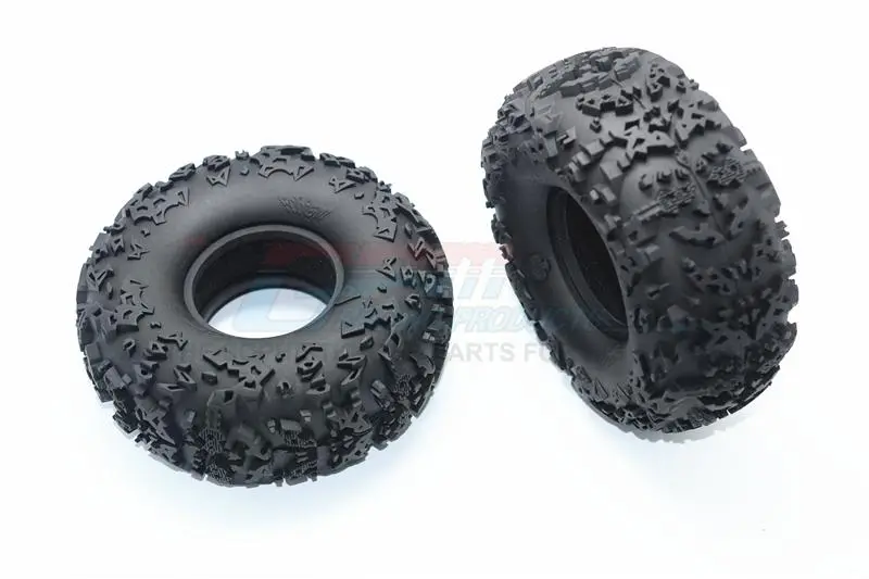2.2" Rubber Rally Tires - 1Pr Set 1