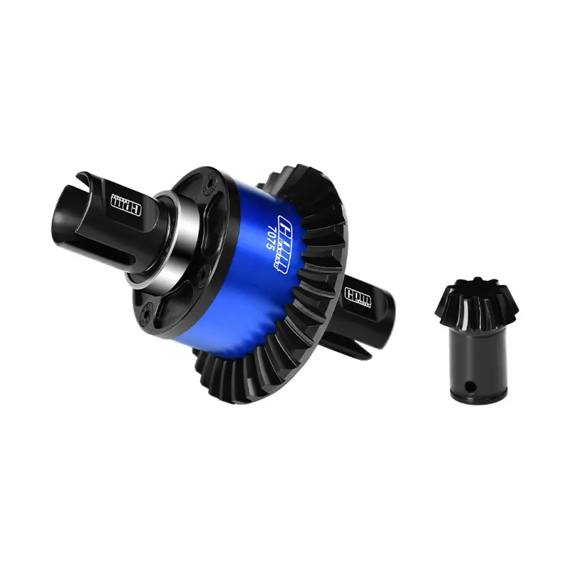 20Crintih Steel + Aluminum 7075 Alloy Front Or Rear Complete Differential 30/9T For Arrma 1:5 Kraton 8S Exb / Outcast 8S Exb - Blue 1