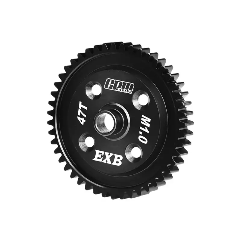 20Crmnti Steel Center Diff Spur Gear 47T 1.0 Mod Plate Diff For 29Mm Diff Case For Arrma 1:8 Kraton 6S / Outcast / Talion / Notorious / 1:7 Mojave 6S / Fireteam / Big Rock 1