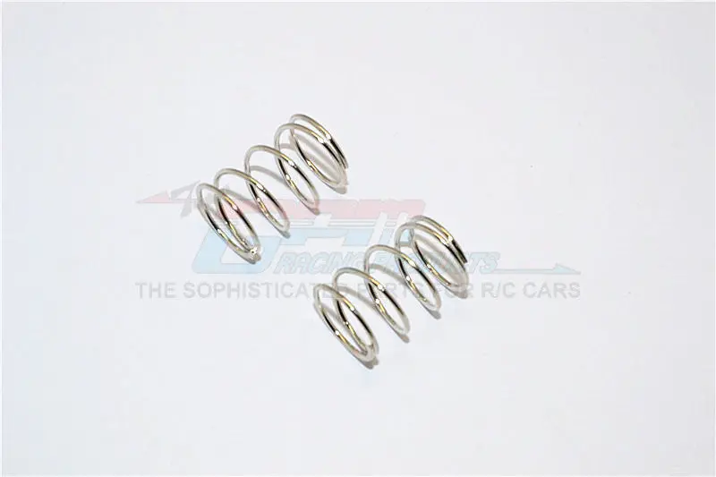 23Mm Long 1.2 Coil Springs (Inner Dia. 14.2Mm, Outer Dia.16.3Mm) - 1Pr Silver 1