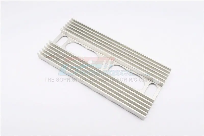 4-Cell Aluminum Battery Stopper Plate Heat Sink - 1Pc Silver 1