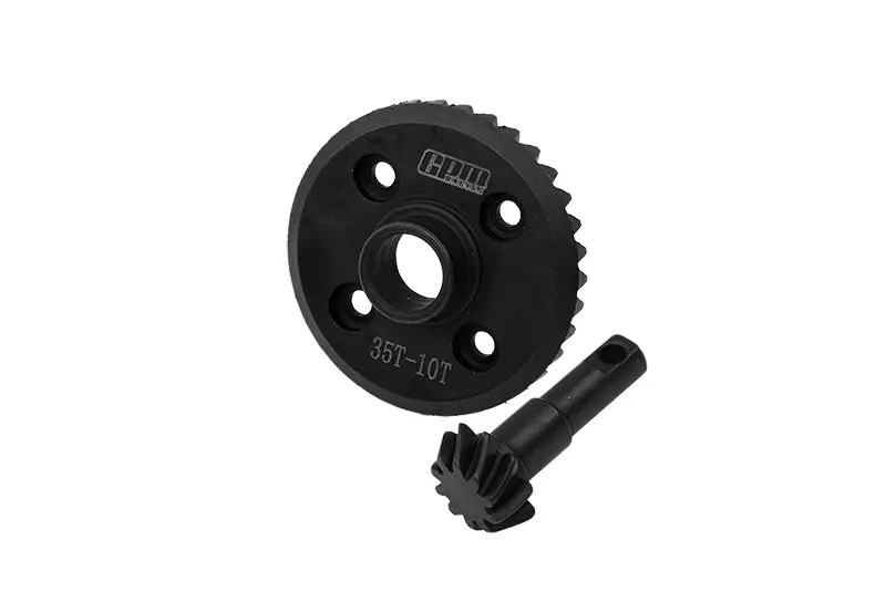 40Cr Steel Diff Bevel Gear 35T & Pinion Gear 10T For Traxxas 1:10 Trx-4 / Trx-6 Rc Crawler Upgrade Parts 1