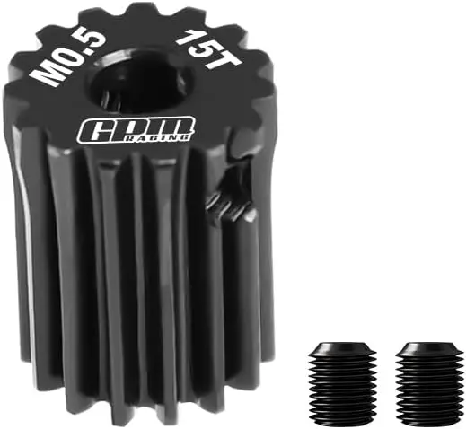 40Cr Steel Motor Gear 15T (Module:0.5Mm, Motor Tooth Diameter:2.2Mm) 1