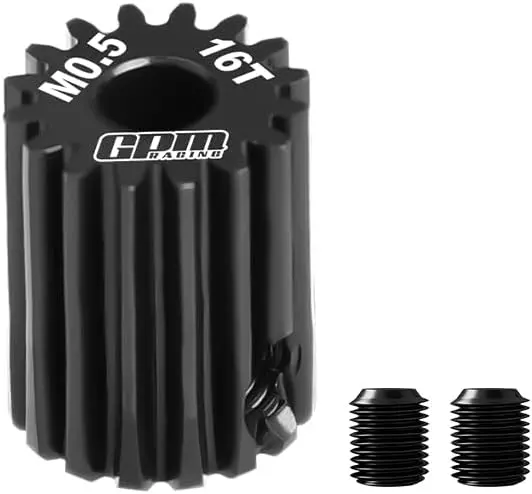 40Cr Steel Motor Gear 16T (Module:0.5Mm, Motor Tooth Diameter:2.2Mm) 1