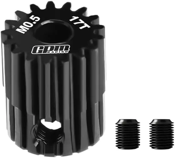 40Cr Steel Motor Gear 17T (Module:0.5Mm, Motor Tooth Diameter:3.175Mm) 1
