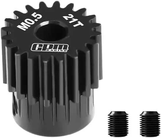 40Cr Steel Motor Gear 21T (Module:0.5Mm, Motor Tooth Diameter:3.175Mm) 1