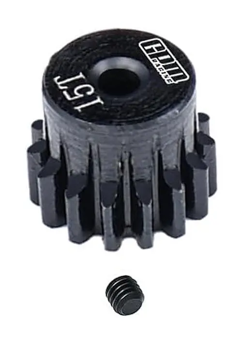 40Cr Steel Pinion Gear 15T 0.5M 2Mm Shaft For Losi 1:24 Micro-B 2Wd Buggy Rtr-Los00007 / 1:28 Micro-T 2S 2Wd Rtr Stadium Truck-Los-1392 Upgrades 1