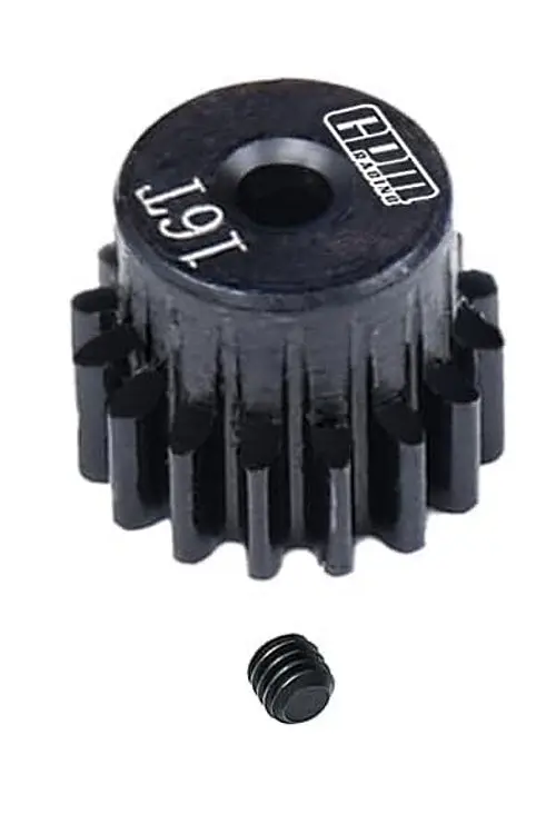 40Cr Steel Pinion Gear 16T 0.5M 2Mm Shaft For Losi 1:24 Micro-B 2Wd Buggy Rtr-Los00007 / 1:28 Micro-T 2S 2Wd Rtr Stadium Truck-Los-1392 Upgrades 1