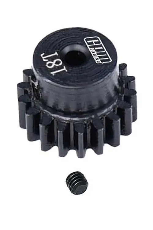 40Cr Steel Pinion Gear 18T 0.5M 2Mm Shaft For Losi 1:24 Micro-B 2Wd Buggy Rtr-Los00007 / 1:28 Micro-T 2S 2Wd Rtr Stadium Truck-Los-1392 Upgrades 1