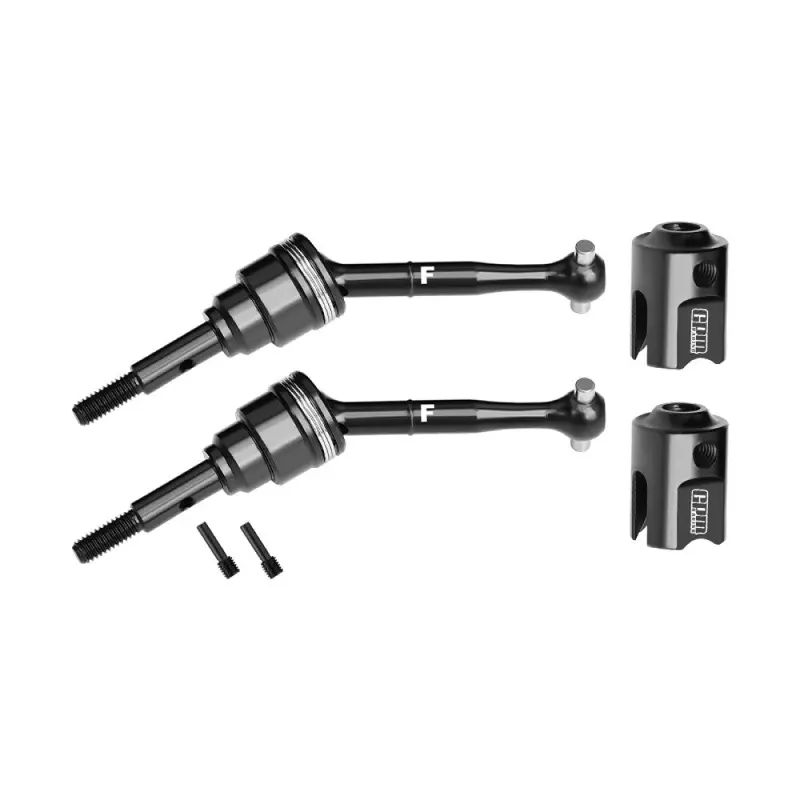 4140 Carbon Steel Front Cvd Driveshafts And Drive Cups For Traxxas 1/16 Mini Slash 4X4 Short Course Truck-108164-1 Upgrades 1