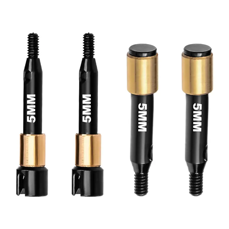 4140 Carbon Steel Front & Rear Drive Shafts (+5Mm Wide) For Losi 1:24 Micro-B 2Wd Buggy Rtr-Los00007 / 1:28 Micro-T 2S 2Wd Rtr Stadium Truck-Los-1392 Upgrades - Black 1