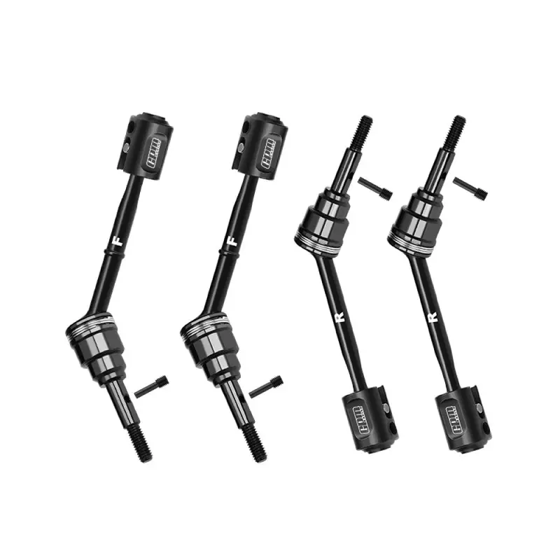 4140 Carbon Steel Front & Rear Driveshafts And Drive Cups For Traxxas 1/16 Mini Maxx 4Wd Rtr Brushless Monster Truck 107154-1 Upgrades 1