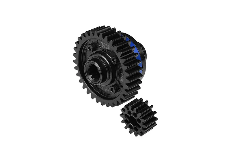 4140 Medium Carbon Steel +7075 Alloy Center Complete Differential For Traxxas 1:5 X Maxx 6S / X Maxx 8S / Xrt 8S / X Maxx Ultimate 8S / Xrt Ultimate 8S Monster Truck Ugrades - Blue 1