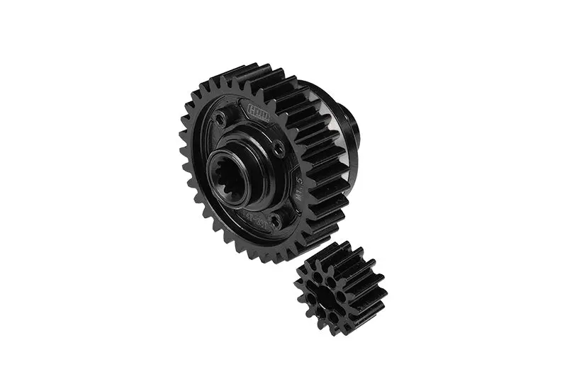 4140 Medium Carbon Steel +7075 Alloy Center Complete Differential For Traxxas 1:5 X Maxx 6S / X Maxx 8S / Xrt 8S / X Maxx Ultimate 8S / Xrt Ultimate 8S Monster Truck Ugrades - Silver 1