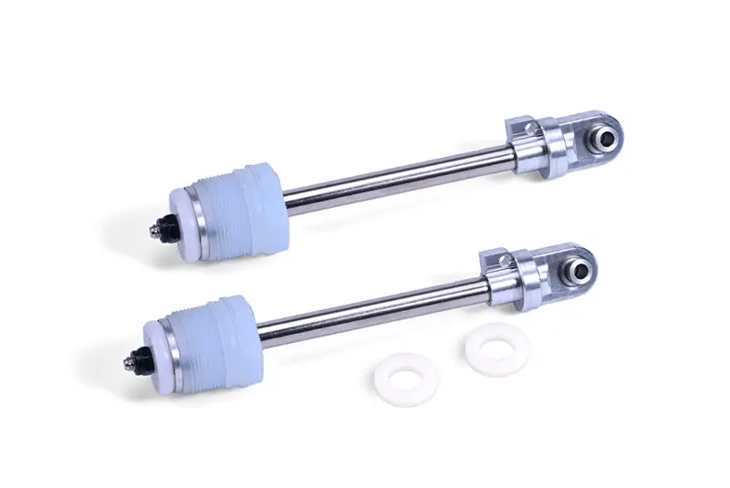 4140 Medium Carbon Steel + Aluminum 7075 Shock Absorber Shaft Core Kit For Gpm Optional & Original Traxxas 1:5  X Maxx 6S / X Maxx 8S Shock Absorbers - Silver 1