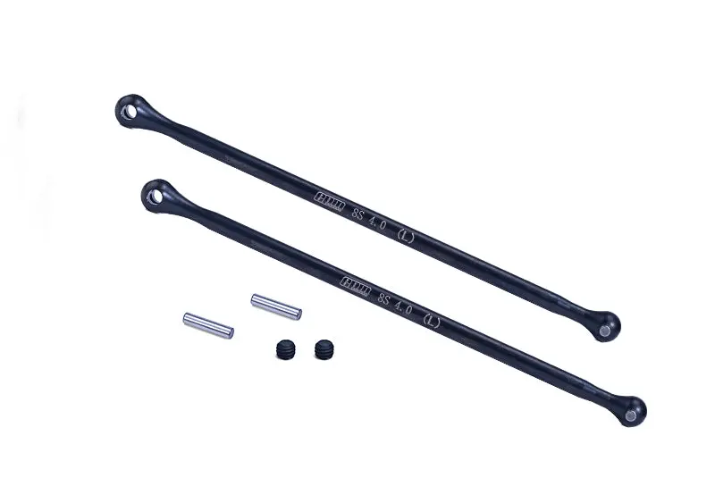 4140 Medium Carbon Steel Dogbone 190Mm (Replaceable Pin) For 1:5 Traxxas X Maxx 8S With Widemaxx #7895 / Xrt 8S 78086-4 Monster Truck Upgrades 1