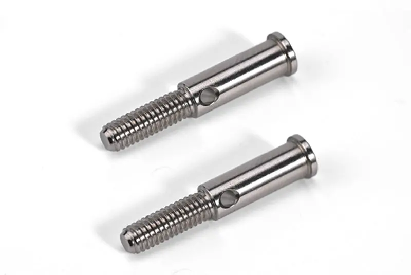 4140 Medium Carbon Steel Front Freewheel Axle Set For Tamiya 1:10 R/C 58719 Bbx Bb-01 Upgrade Parts 1
