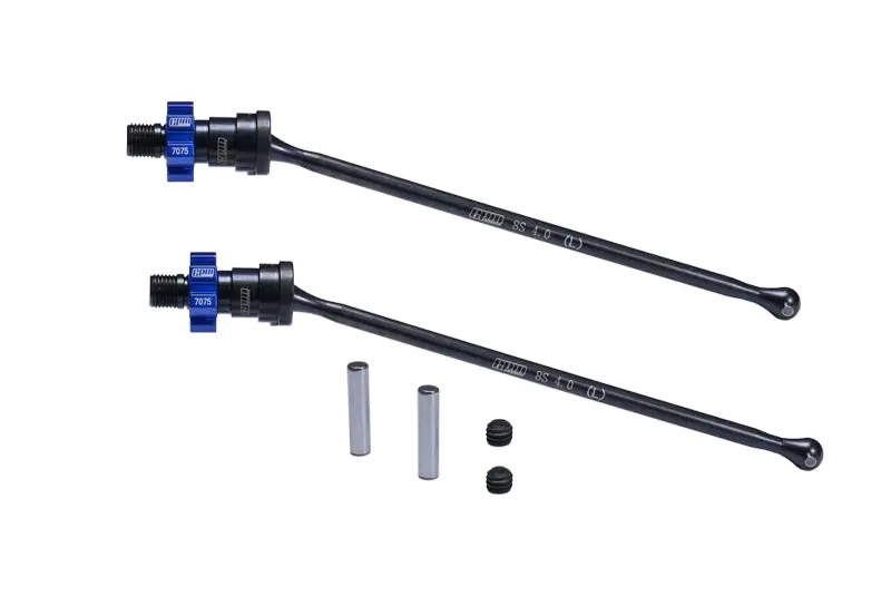 4140 Medium Carbon Steel Front Or Rear Driveshaft With 7075 Alloy Hex For Traxxas 1:5 Xrt 8S 78086-4 / Xrt Ultimate 8S 78097-4 / X Maxx Ultimate 8S 77097-4 / X Maxx 8S Widemaxx #7895 Upgrades - Blue 1