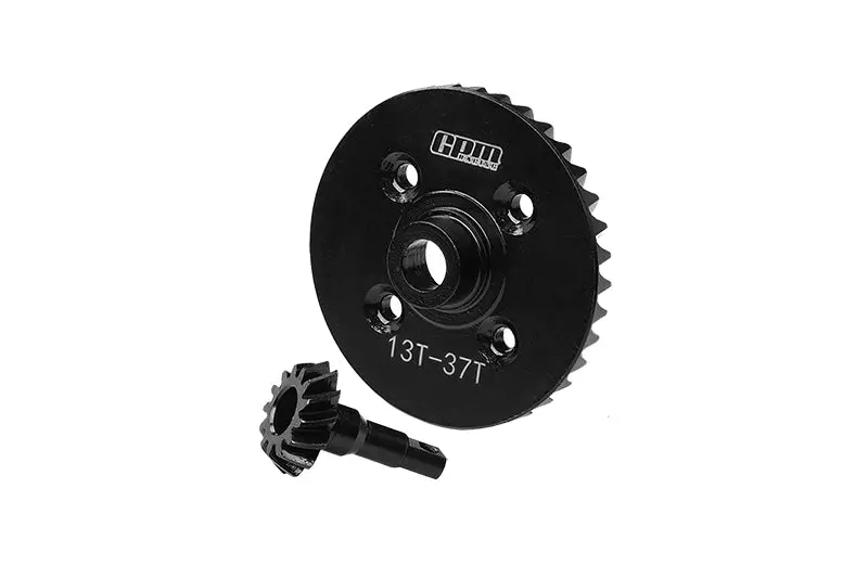 4140 Medium Carbon Steel Front Spiral Differential Ring Gear & Pinion Gear For Traxxas 1:8 Maxx Slash 6S-102076-4 / 1:10 Maxx Monster Truck-89076-4 / Maxx With Widemaxx Monster Truck-89086-4 Upgrades 1