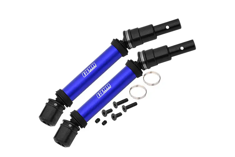 4140 Medium Carbon Steel+Aluminium Front Or Rear Cvd Drive Shaft For Arrma 1/8 Mojave 4X4 4S Blx Desert Truck Rtr-Ara4404 Upgrade Parts - Blue 1
