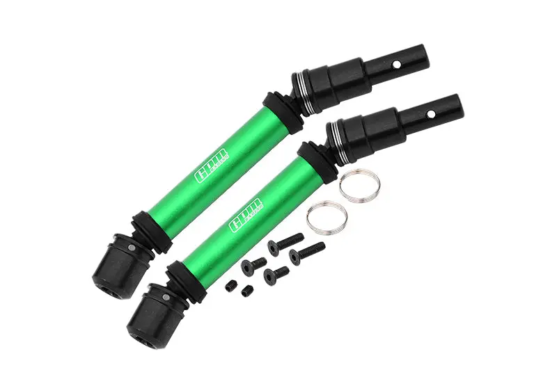 4140 Medium Carbon Steel+Aluminium Front Or Rear Cvd Drive Shaft For Arrma 1/8 Mojave 4X4 4S Blx Desert Truck Rtr-Ara4404 Upgrade Parts - Green 1