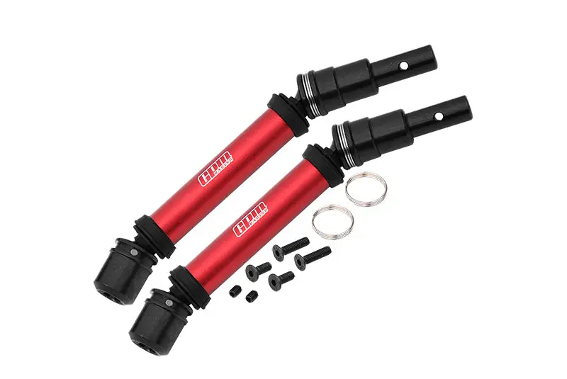 4140 Medium Carbon Steel+Aluminium Front Or Rear Cvd Drive Shaft For Arrma 1/8 Mojave 4X4 4S Blx Desert Truck Rtr-Ara4404 Upgrade Parts - Red 1