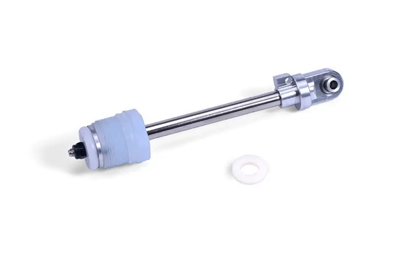 4140 Medium Carbon Steel+Aluminum 7075 Shock Absorber Shaft Core For Traxxas 1:5  X Maxx 6S / X Maxx 8S Monster Truck Upgrades - Silver 1