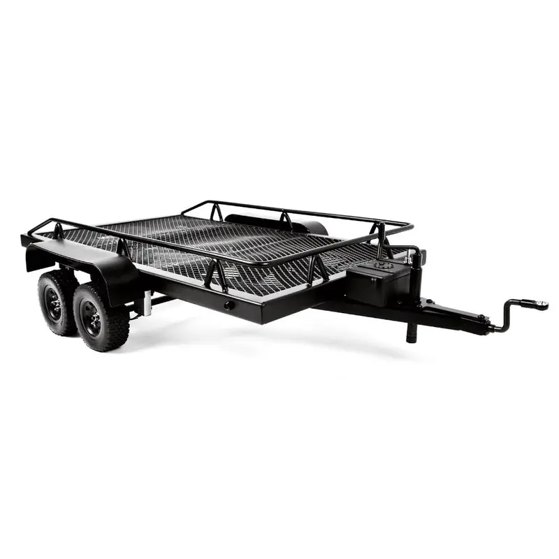 450*260Mm Metal Trailer For 1/10 Rc Car Crawler Axial Scx10 90046 Axi03007 Traxxas Trx-4 Mst Redcat - 1 Set 1