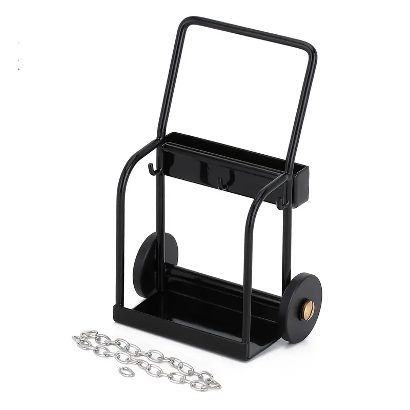 56*45*108Mm Mini Metal Cart Decoration Accessories For 1:10 Rc Crawler Axial Scx10 90046 Traxxas Trx4 Redcat Gen8 - 1 Set Black 1