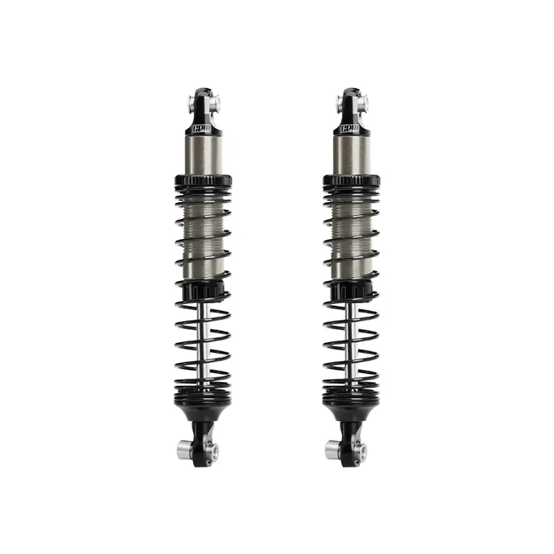 6061-T6 Alloy Front Or Rear Adjustable 89Mm Shock Set For Vanquish 1:10 H10 Optic / Yokohama / Sparco Rock Crawler Upgrades - Titanium 1