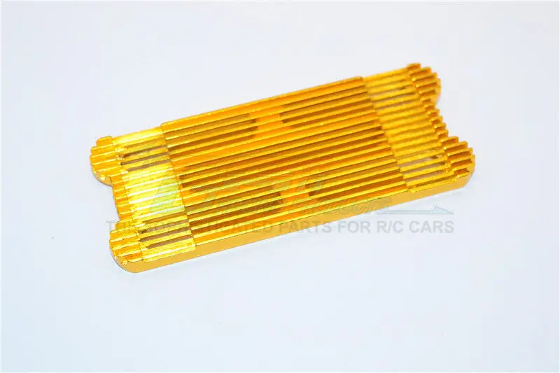 6Cell Aluminum Battery Stopper Plate Heat Sink - 1Pc Gold 1