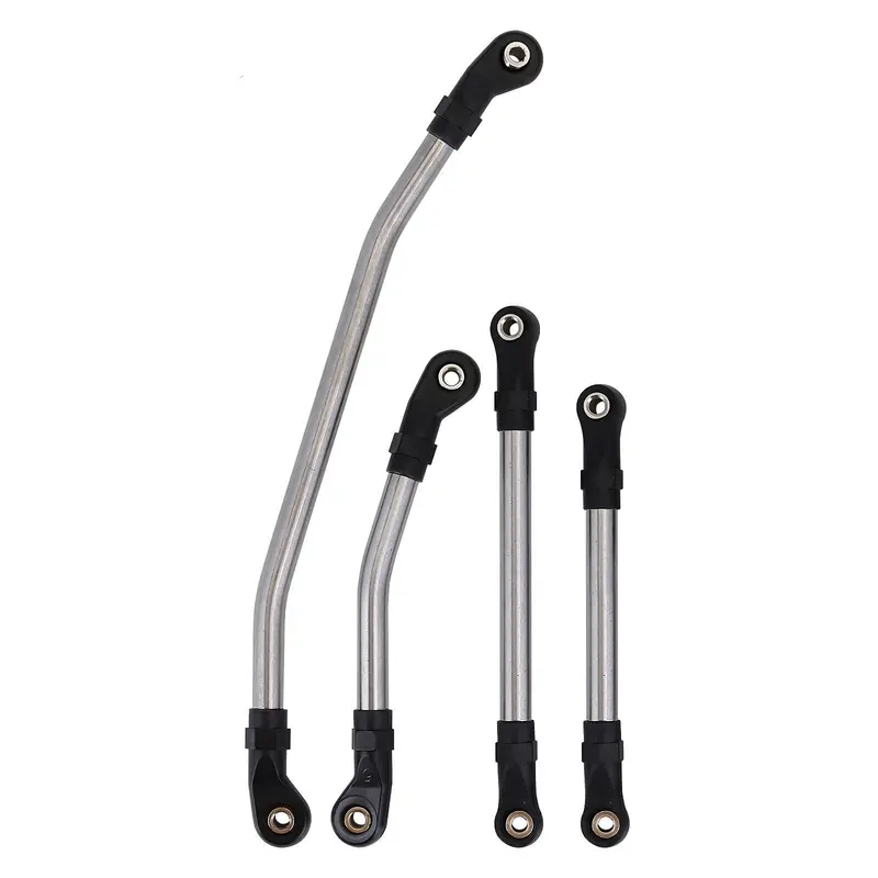 6Mm Stainless Steel Steering Link Unassembled Kit For 1/10 Rc Car Crawler Redcat Gen8 Upgrade Parts - 4Pc Set 1