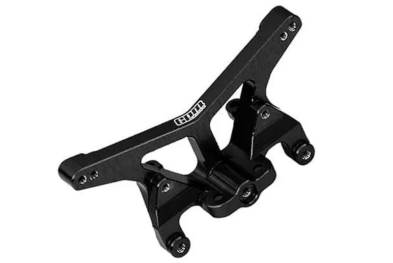 7075 Alloy Rear Shock Tower For Losi 1:24 Micro-B 2Wd Buggy Rtr-Los00007 / 1:28 Micro-T 2S 2Wd Rtr Stadium Truck-Los-1392 Upgrades - Black 1