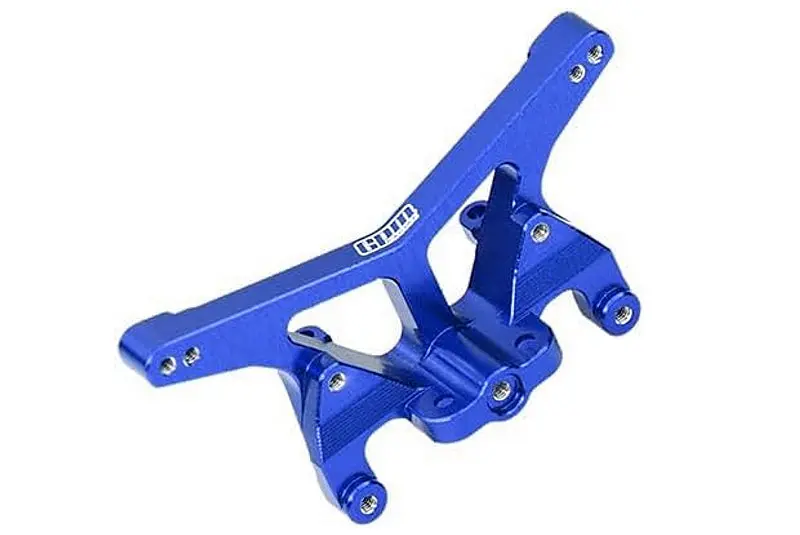 7075 Alloy Rear Shock Tower For Losi 1:24 Micro-B 2Wd Buggy Rtr-Los00007 / 1:28 Micro-T 2S 2Wd Rtr Stadium Truck-Los-1392 Upgrades - Blue 1