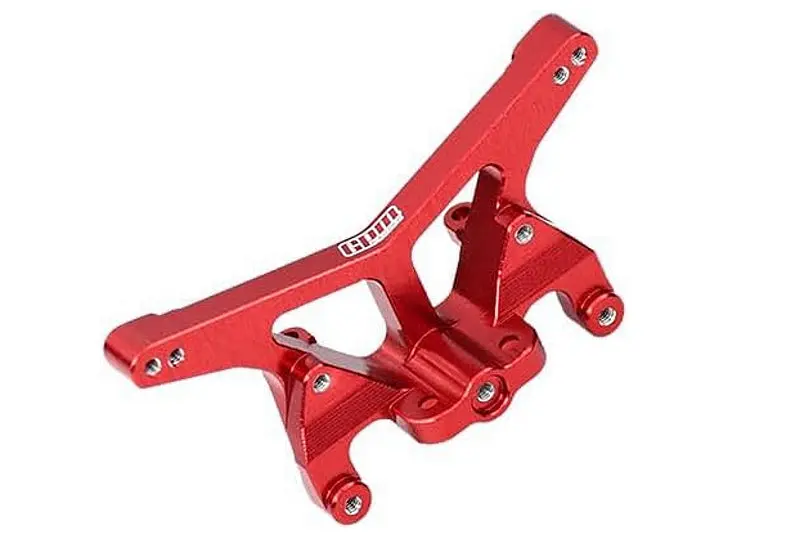 7075 Alloy Rear Shock Tower For Losi 1:24 Micro-B 2Wd Buggy Rtr-Los00007 / 1:28 Micro-T 2S 2Wd Rtr Stadium Truck-Los-1392 Upgrades - Red 1