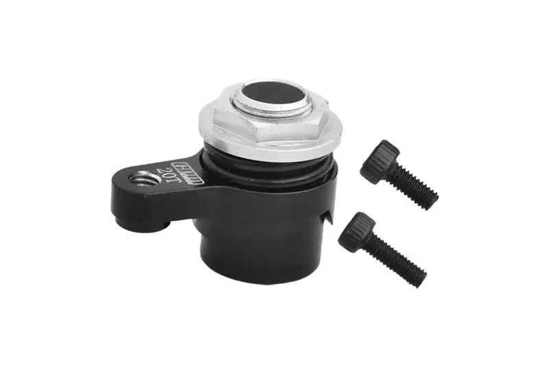 7075 Aluminum Alloy 20T Servo Saver Set Horn With Built-In Spring For Arrma 1/18 Granite Grom Mega 380 Brushed 4X4 Monster Truck Ara2102 Upgrade Parts - Black 1