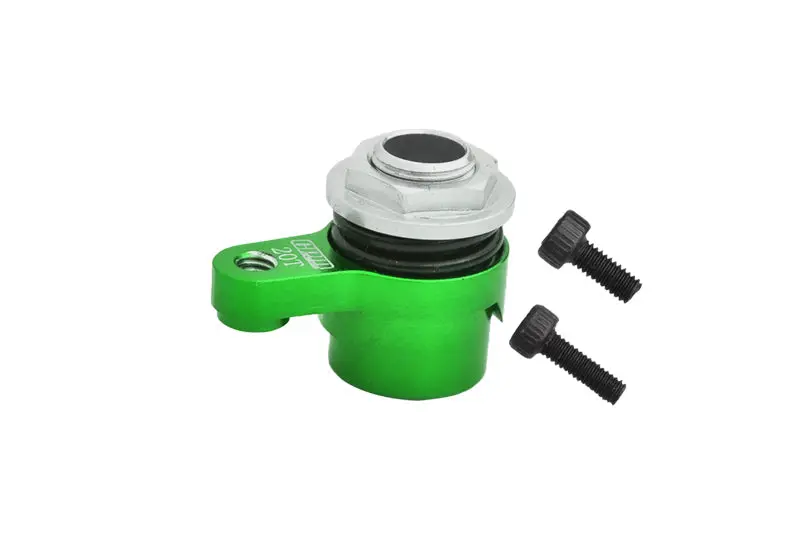7075 Aluminum Alloy 20T Servo Saver Set Horn With Built-In Spring For Arrma 1/18 Granite Grom Mega 380 Brushed 4X4 Monster Truck Ara2102 Upgrade Parts - Green 1