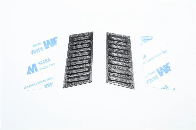 Air Intake Cover Decoration For Trx-4 Tactical Unit (82066-4) - 1Pr Set Black 1