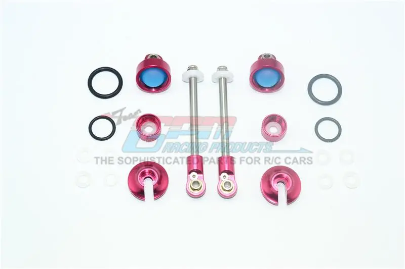Alloy Full Damper Rebuild Kit For Gpm Optional Front Shocks Item# Mag102f For Arrma Granite 4X4 / Big Rock Crew Cab 4X4 - 1 Set Red 1