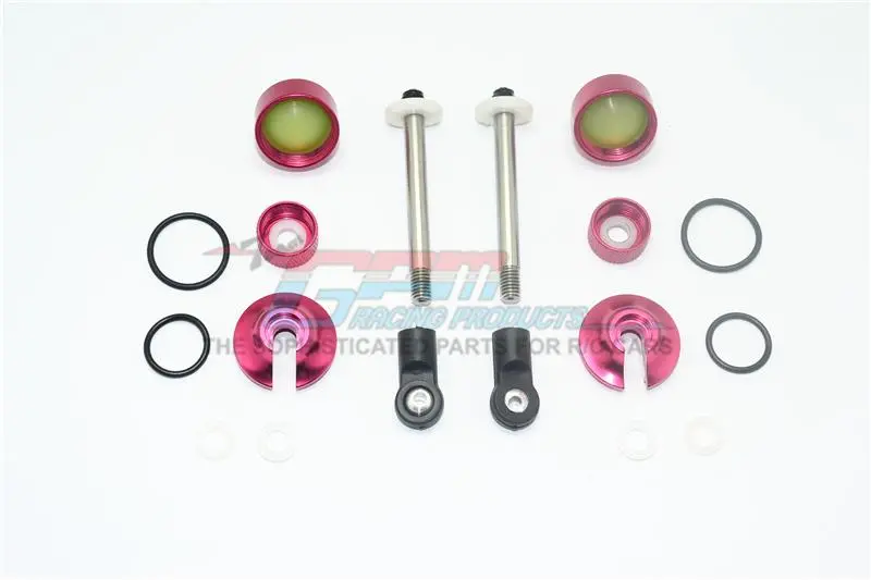 Alloy Full Damper Rebuild Kit For Gpm Optional Front Shocks Item# Mas100f For Arrma Senton 6S Blx / Typhon 6S Blx - 1 Set Red 1
