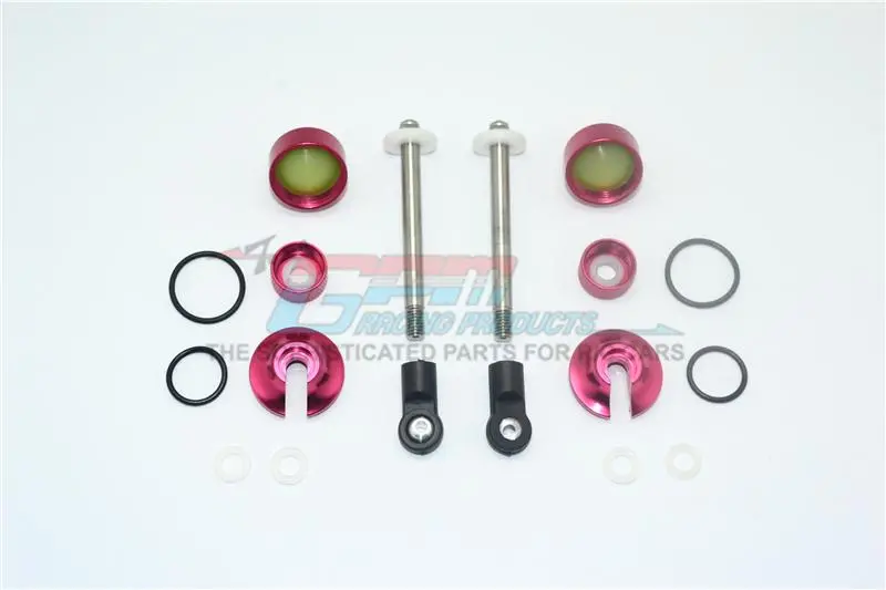 Alloy Full Damper Rebuild Kit For Gpm Optional Rear Shocks Item# Mas110r For Arrma Senton 6S Blx / Typhon 6S Blx - 1 Set Red 1