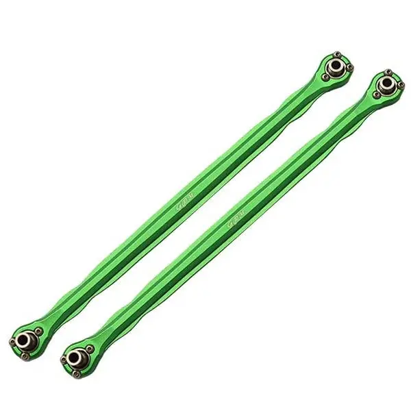 Aluminium 6061-T6 Front Steering Rod For 1/5 Traxxas X Maxx 8S (Widemaxx) - 2Pc Set Green 1