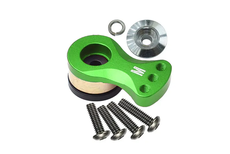 Aluminium 6061-T6 Hi-Torque Servo Saver For 25T Spline Output Shaft (M) - Green 1