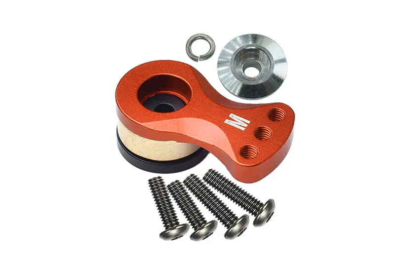 Aluminium 6061-T6 Hi-Torque Servo Saver For 25T Spline Output Shaft (M) - Orange 1