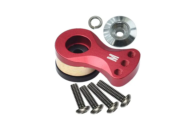 Aluminium 6061-T6 Hi-Torque Servo Saver For 25T Spline Output Shaft (M) - Red 1